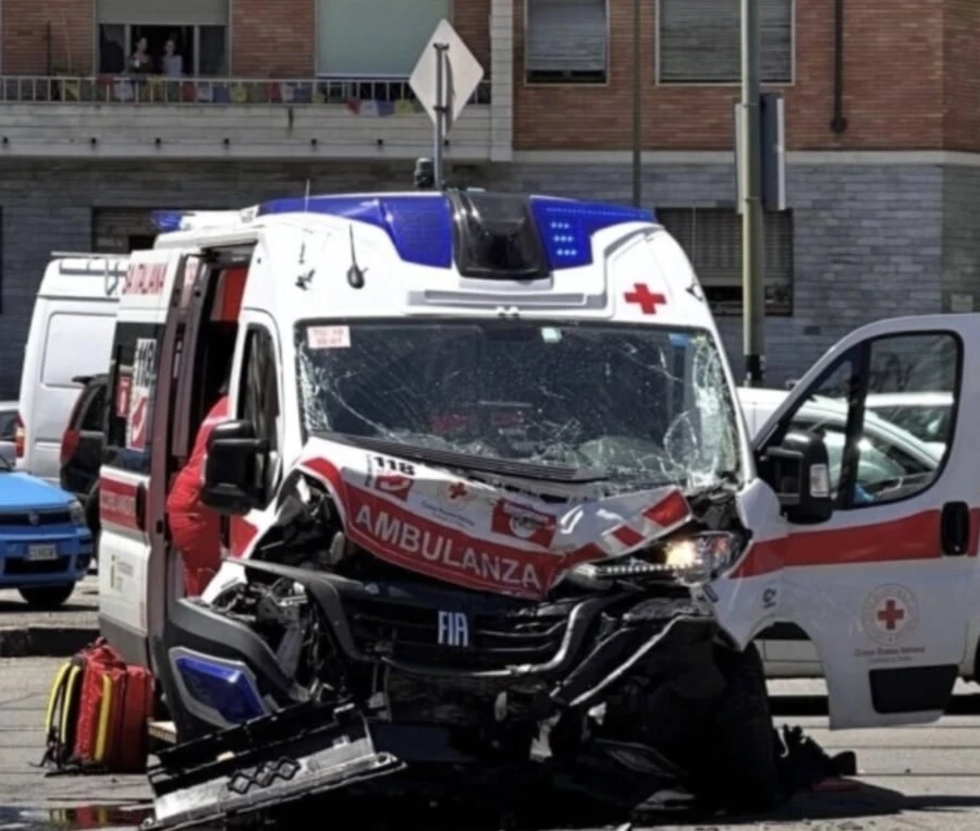 Incrocio tra corso Palermo e corso Novara a Torino dove è avvenuto l'incidente