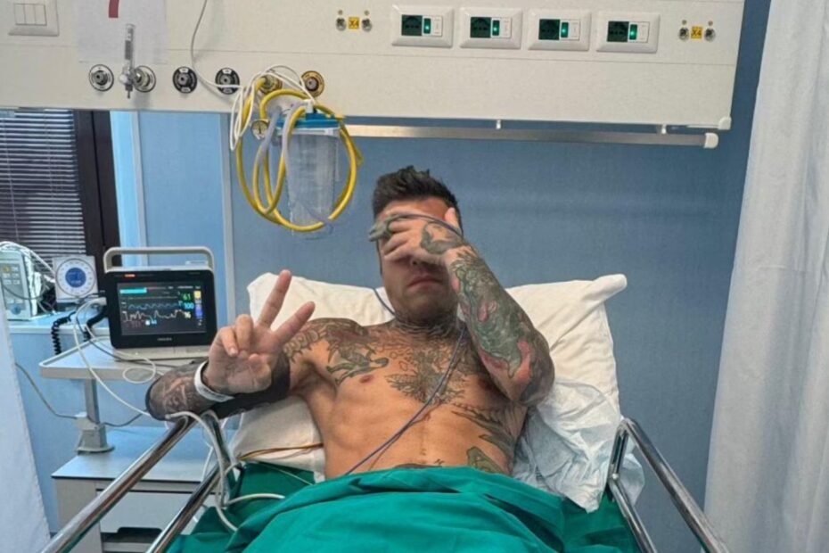 fedez ospedale preoccupante