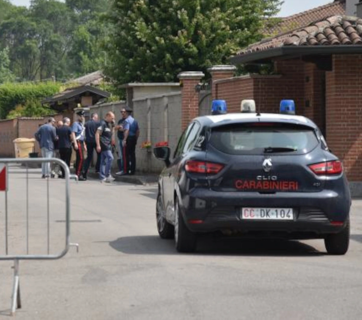 Carabinieri impegnati nelle indagini a Garlasco